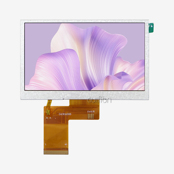 Industrial control display screen